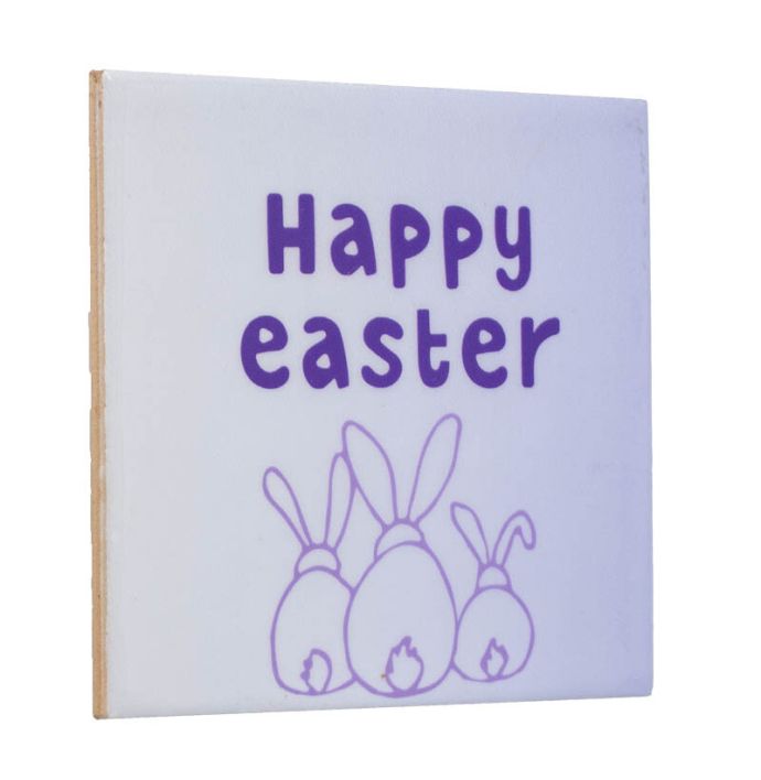 Tegeltje - Happy easter