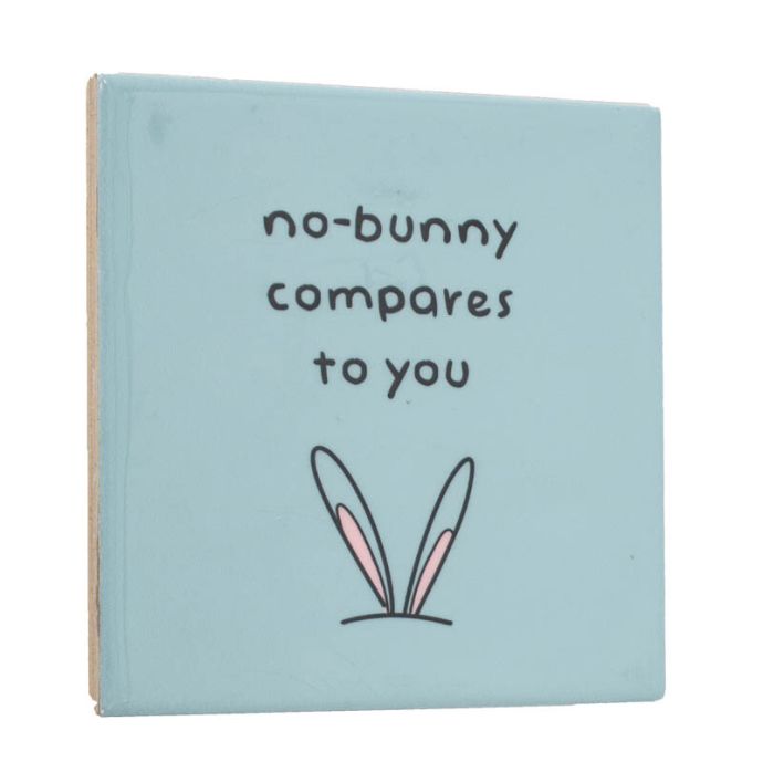 Tegeltje - No-bunny compares