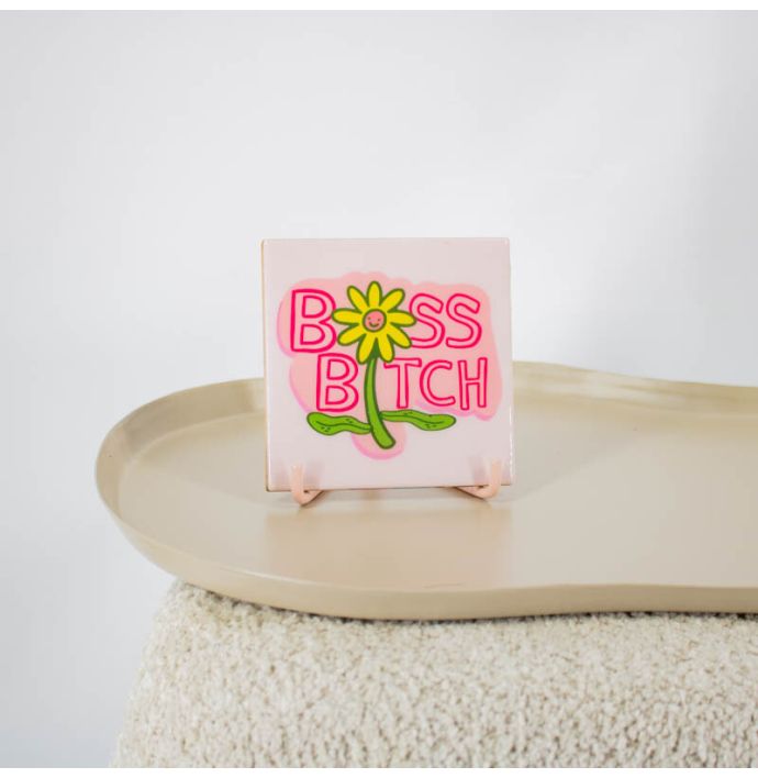 Tegeltje - Boss bitch