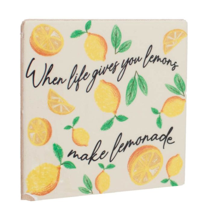Tegeltje - When life gives you lemons