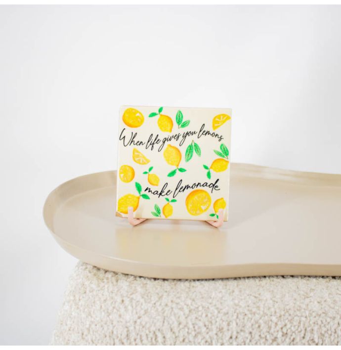 Tegeltje - When life gives you lemons