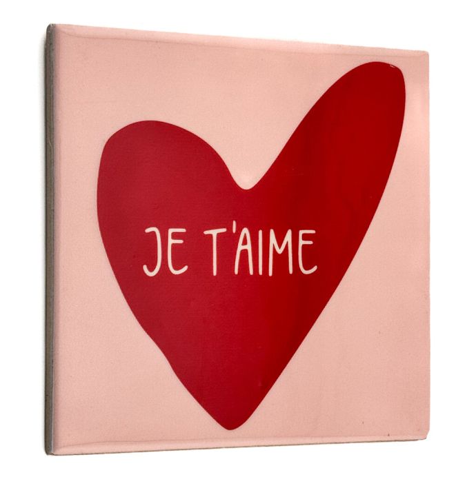 Tegeltje - Je t'aime