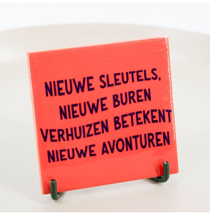 Tegeltje - Verhuizen