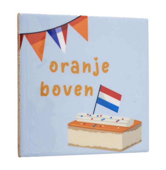 Tegeltje - Oranje boven