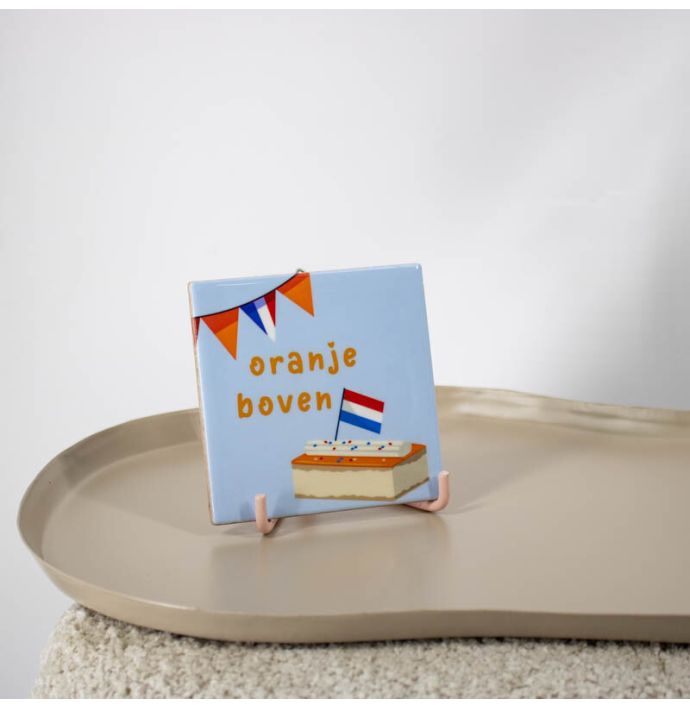 Tegeltje - Oranje boven