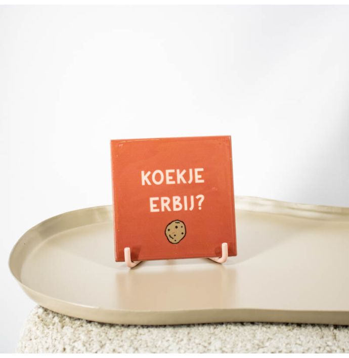 Tegeltje - Koekje erbij