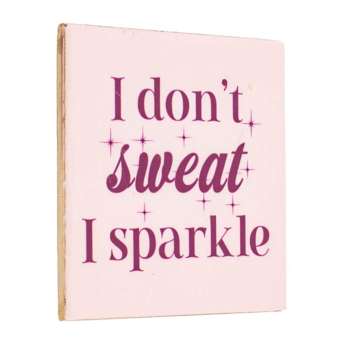 Tegeltje - I don't sweat 