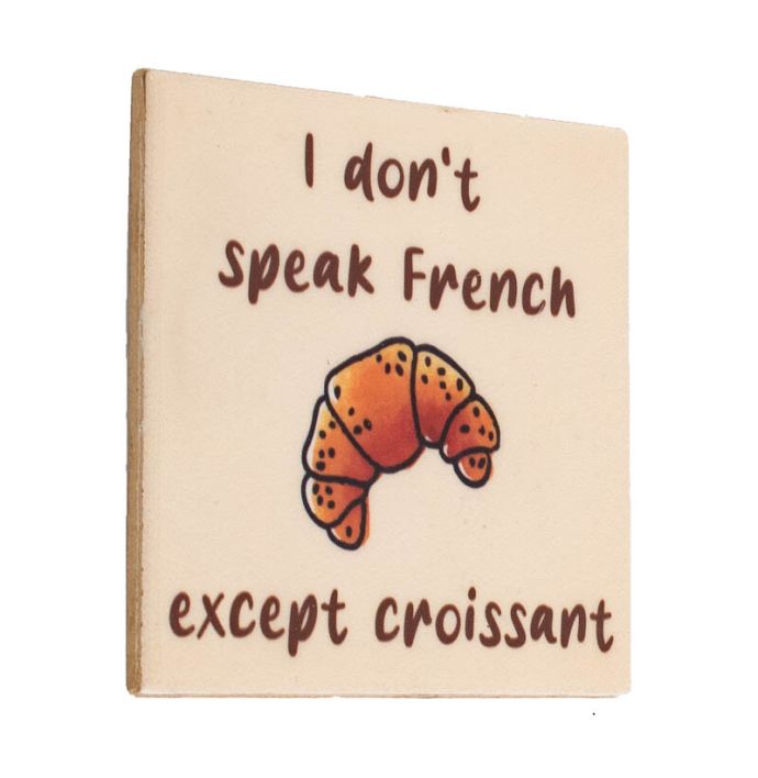 Tegeltje - Croissant 