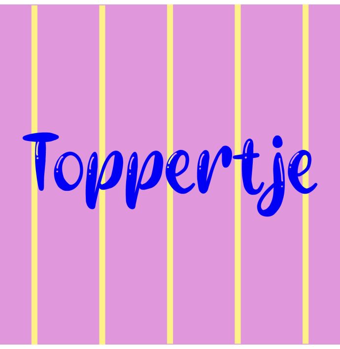 Tegeltje - Toppertje
