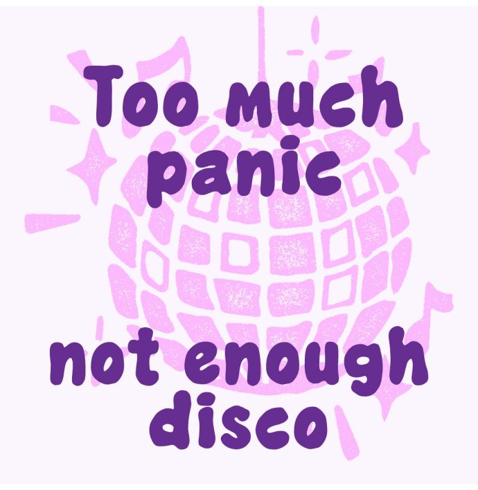 Tegeltje not enough disco
