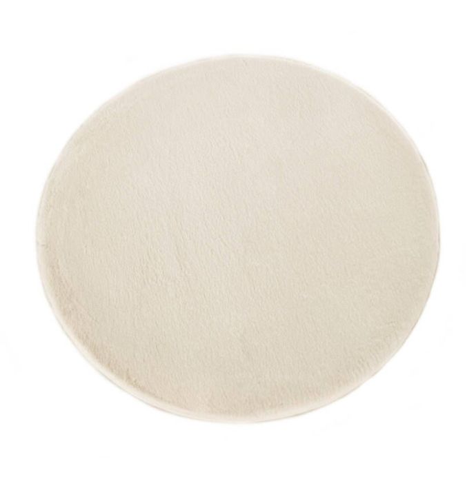 Karpet Fluffy rond 200cm beige
