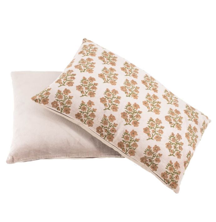 Kussen floral rosewood