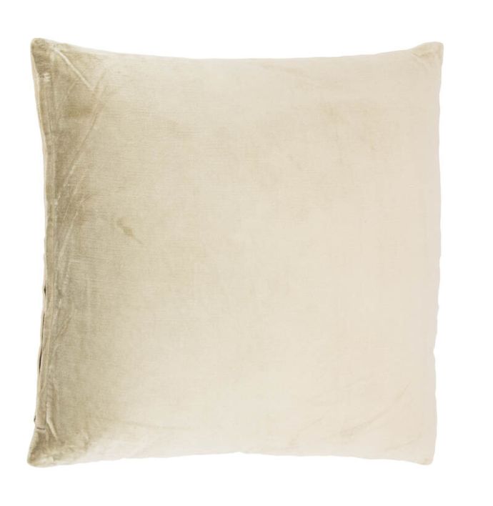 Kussen velours beige