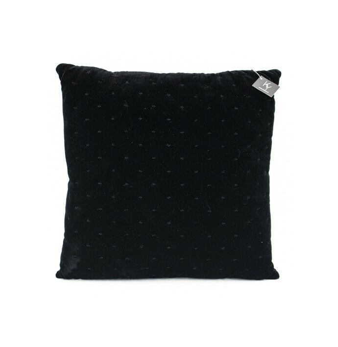 Kussen velours zwart