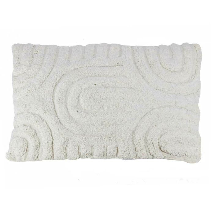 Sierkussen Fluffy organic cream (rechthoek)