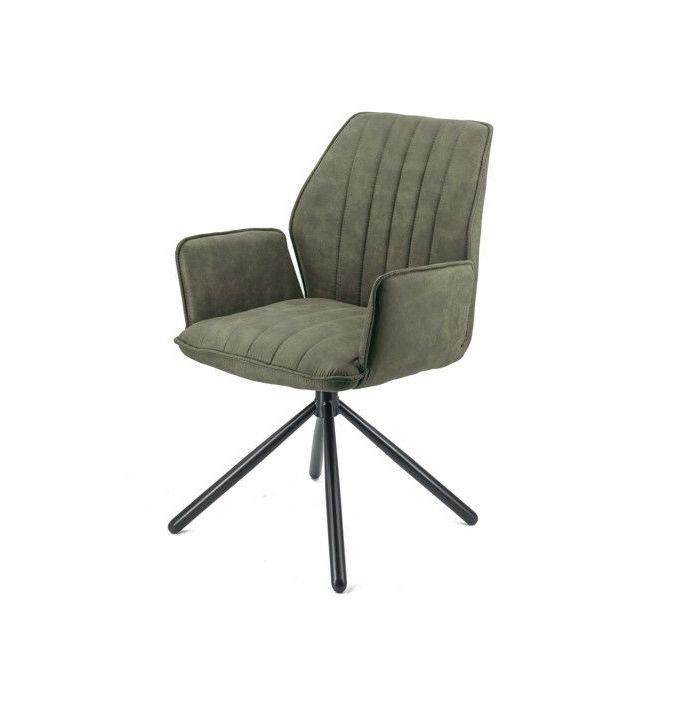 Eetkamerstoel Lagertha olive - uit voorraad leverbaar
