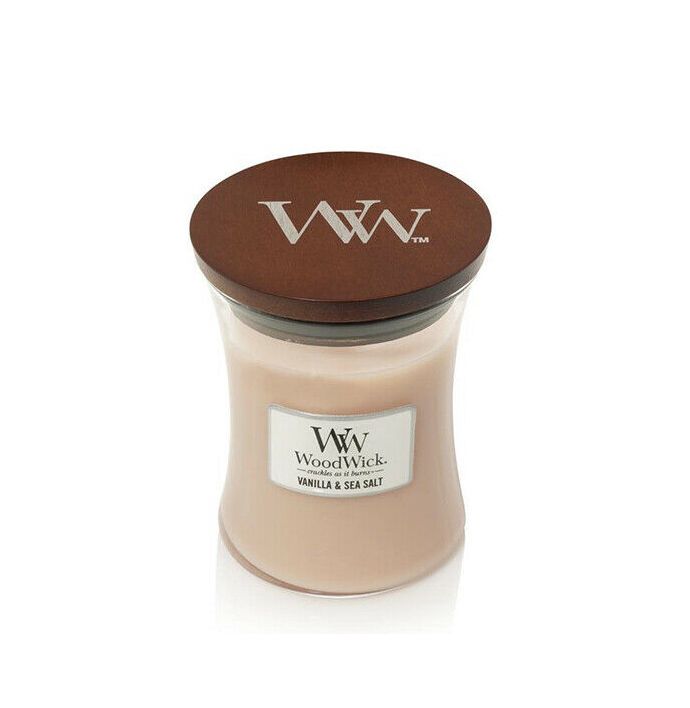 WoodWick Candle Vanilla & Sea Salt