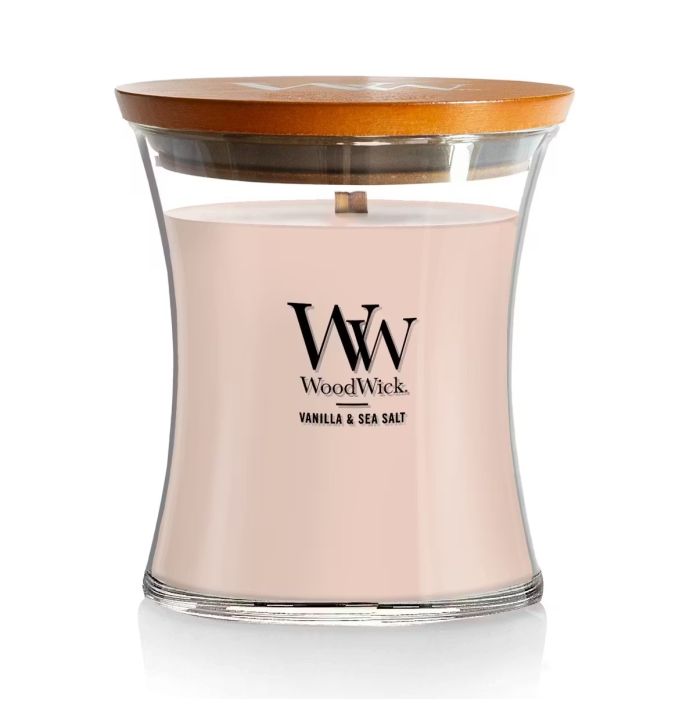 WoodWick Candle Vanilla & Sea Salt