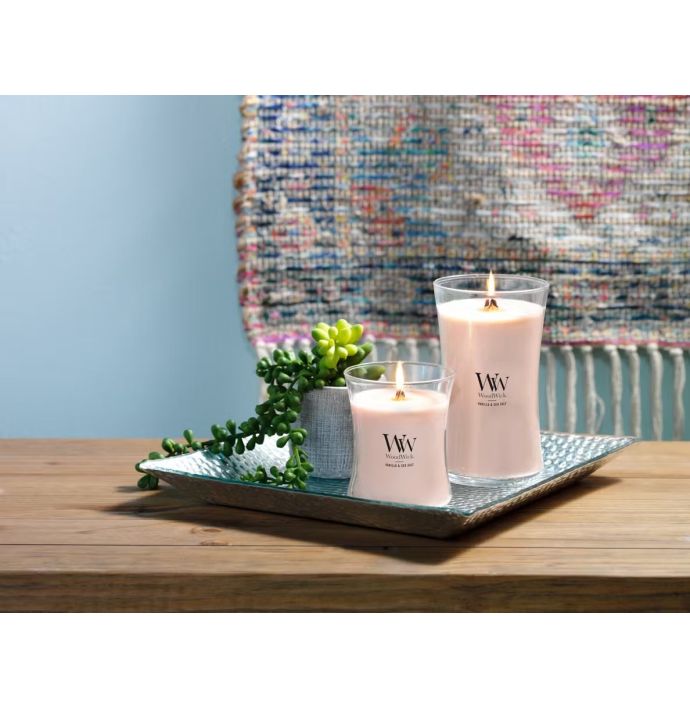 WoodWick Candle Vanilla & Sea Salt