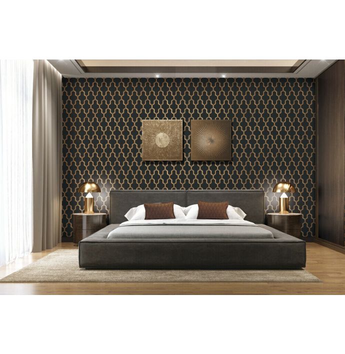 Patroon behang Best Sellers - geometric black