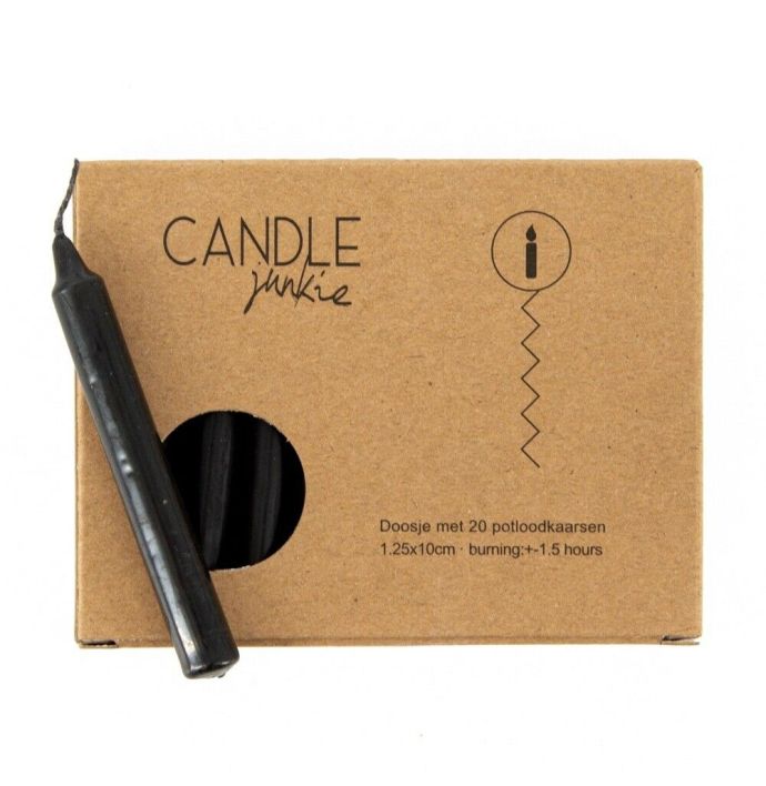 Doos met 20 kerstboomkaarsjes