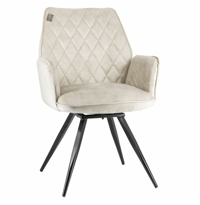 Eetkamerstoel Torvi velvet wit