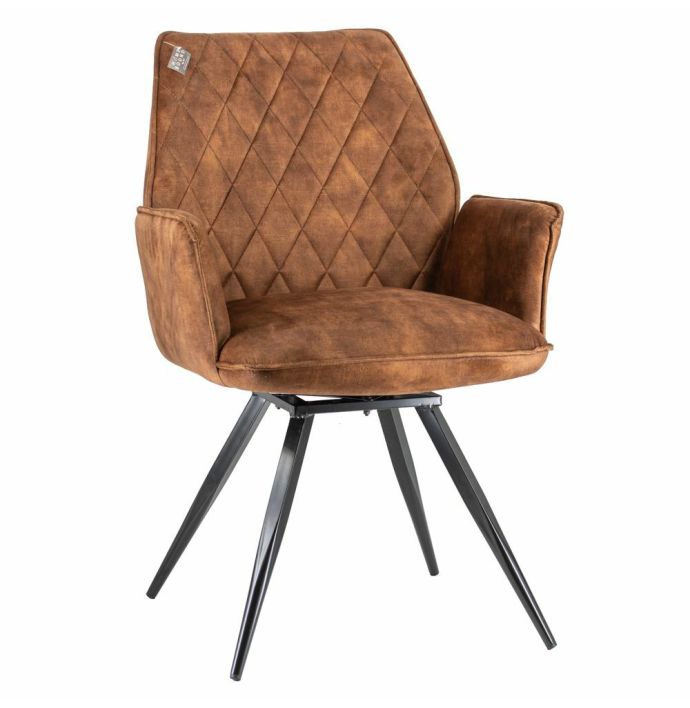 Eetkamerstoel Torvi velvet roest