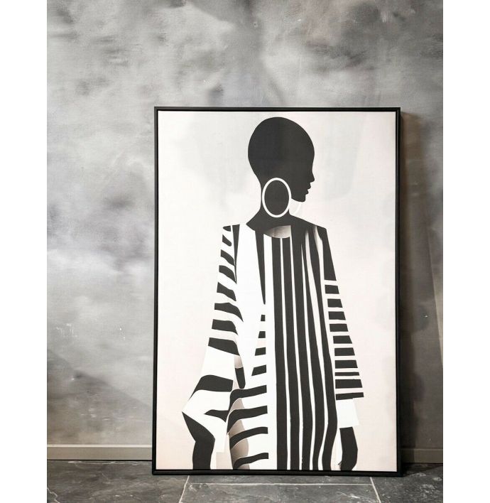 Schilderij vrouw abstract