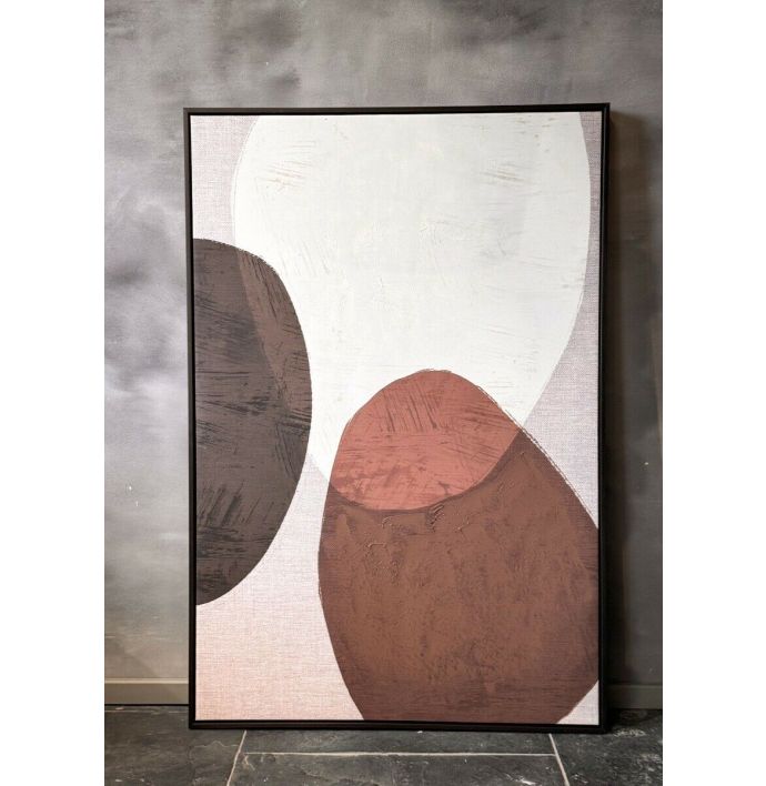 Schilderij organisch circles