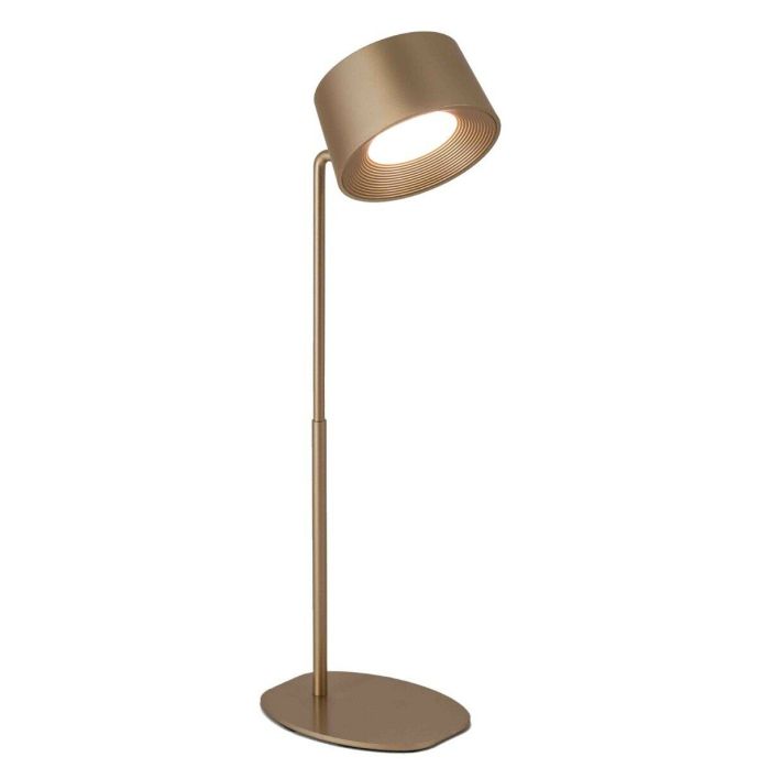 Bureaulamp Design LED op accu rosé goud