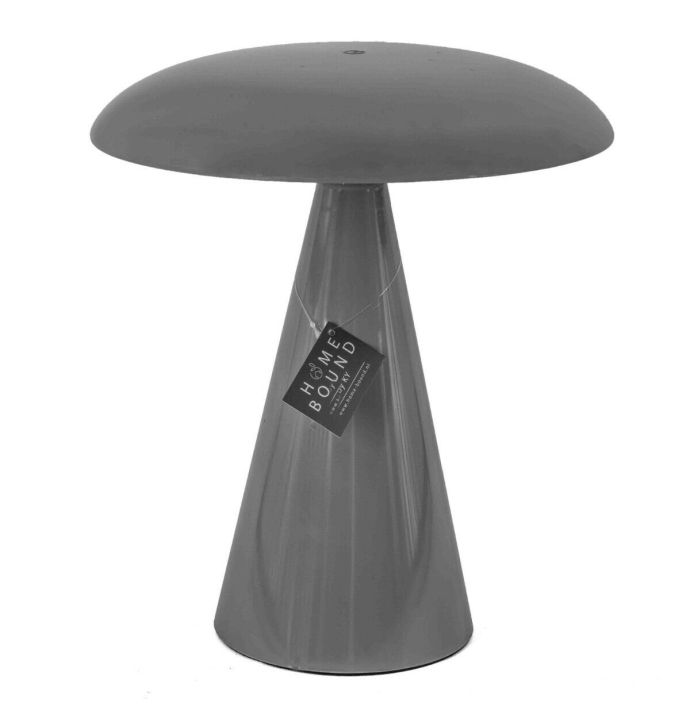 Tafellamp Mush LED op accu grijs