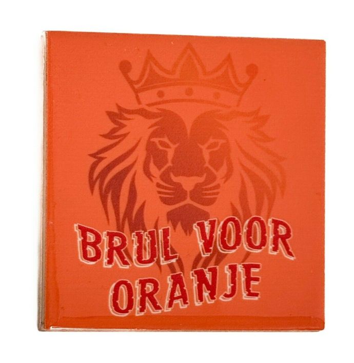 Tegeltje 'Brul voor oranje'