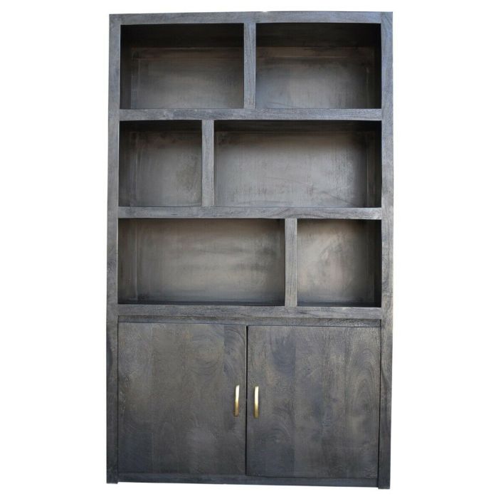 Vakkenkast Nusa zwart