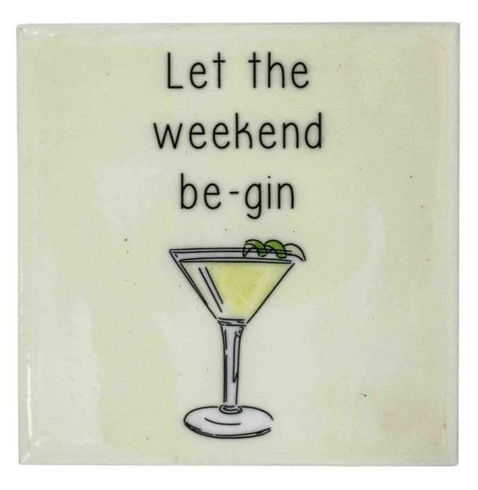 Tegeltje 'Gin-tonic'