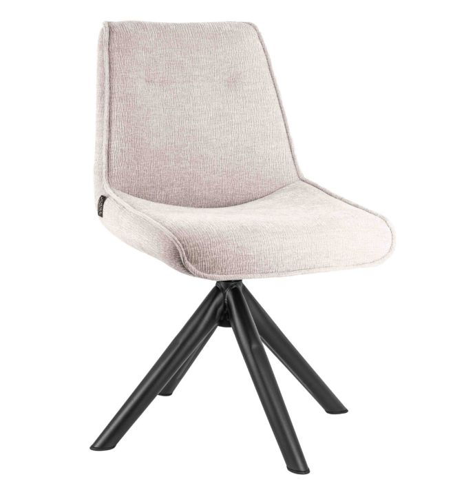 Eetkamerstoel Mike city wit - uit voorraad leverbaar!