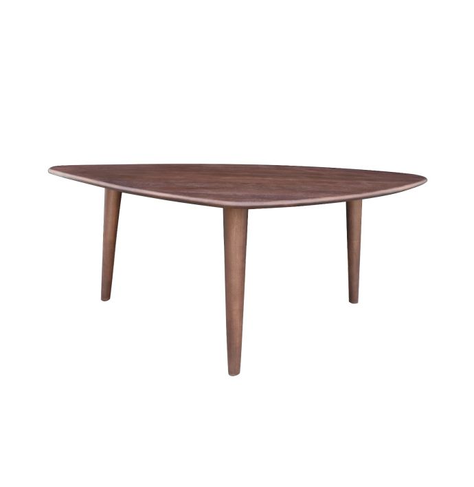 Eettafel Timor driehoek walnoot