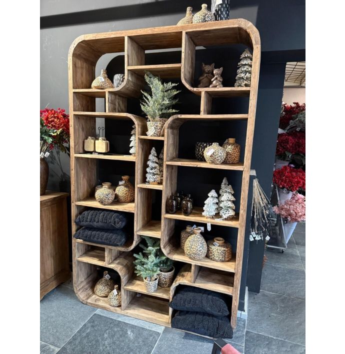 Boekenkast Morgan teakhout