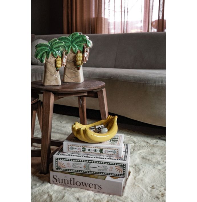 Aardewerk schaal bananen