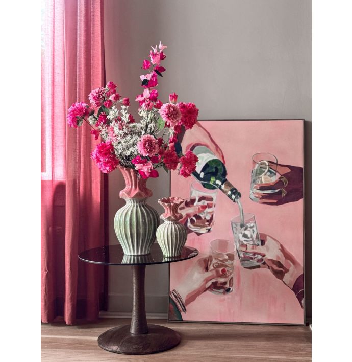 Aardewerk vaas bloma 25,5cm