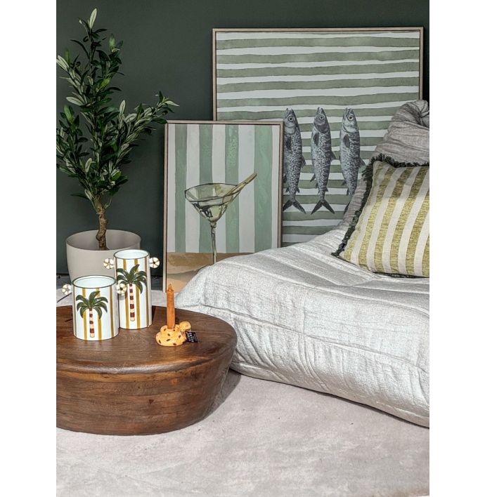 Schilderij Cocktail and Stripes