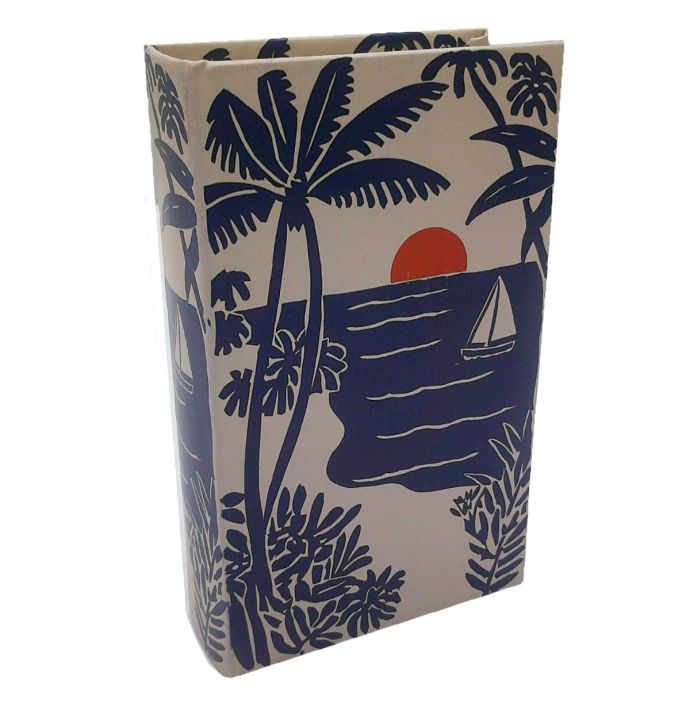 Opbergboek koffietafel 'Blue Tropical'