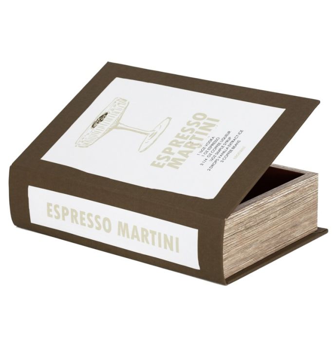 Opbergboek koffietafel 'Espresso Martini'