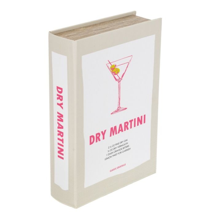 Opbergboek koffietafel 'Dry Martini'