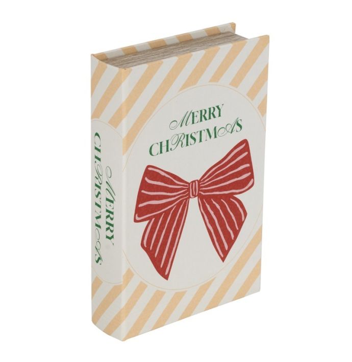 Opbergboek koffietafel 'Christmas Bow'