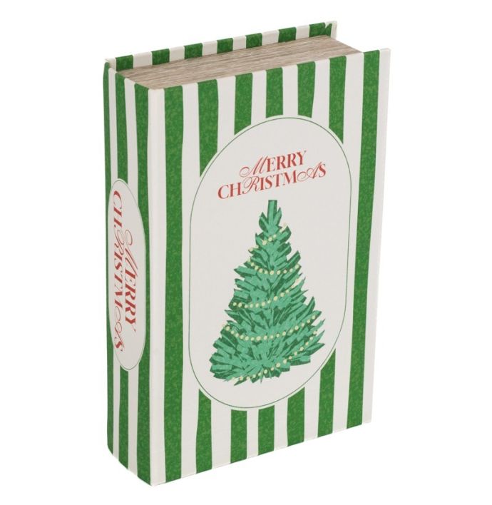 Opbergboek koffietafel 'Christmas Green'