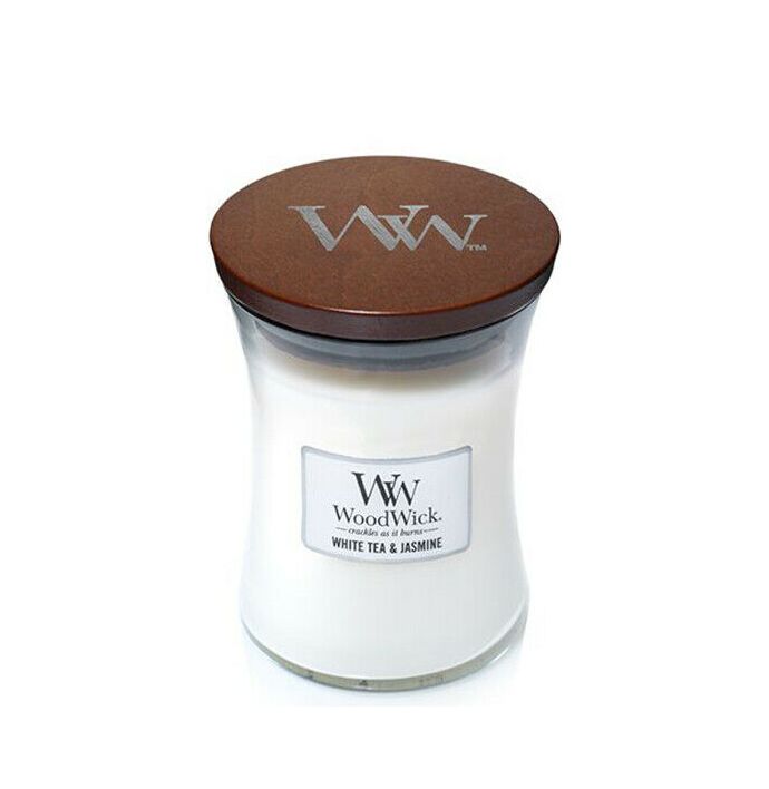 WoodWick Candle White Tea & Jasmine