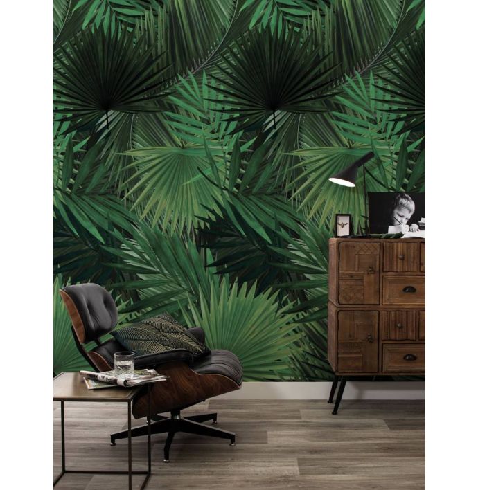 Patroon behang Palm