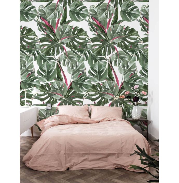 Patroon behang Botanical leaves