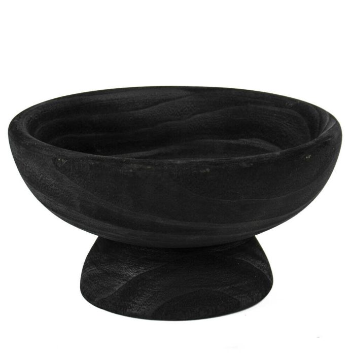 Houten plateau zwart