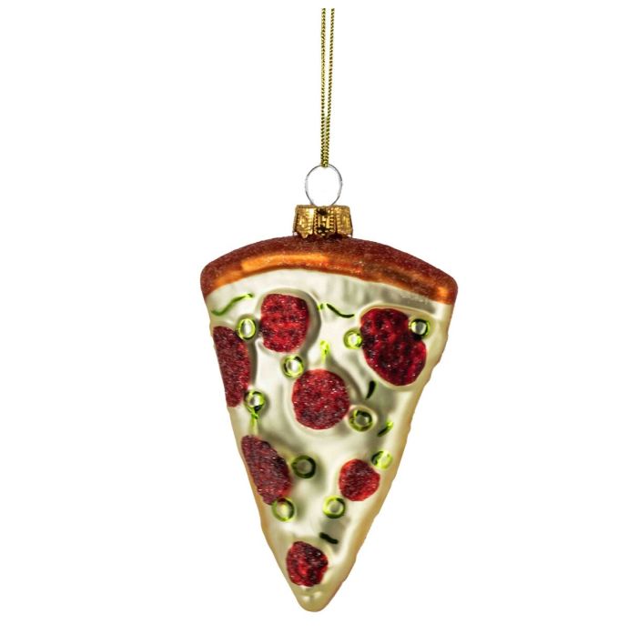 Kerstbal pizzapunt